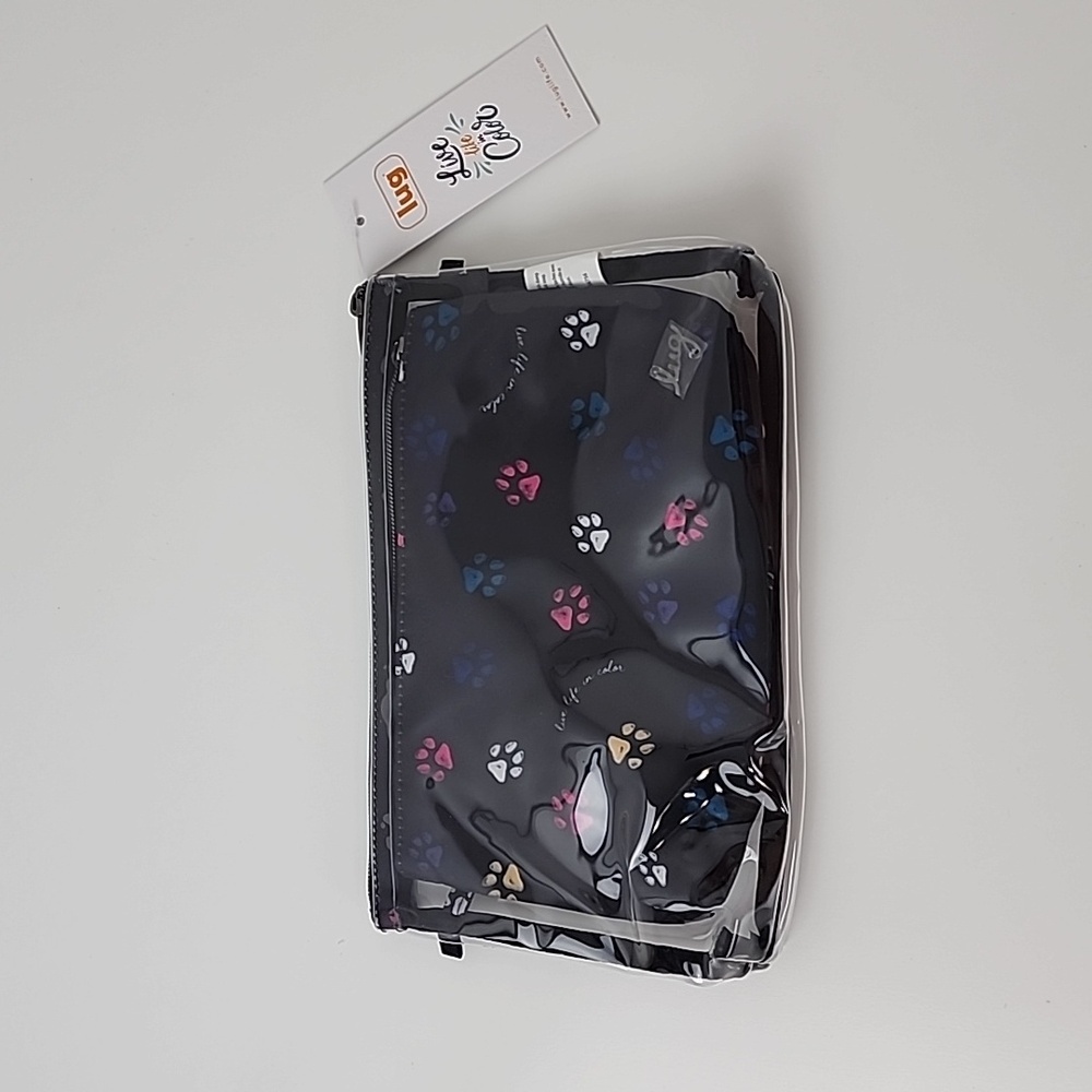 Lug Tackle 4 pc Storage Pouches Paws Black
